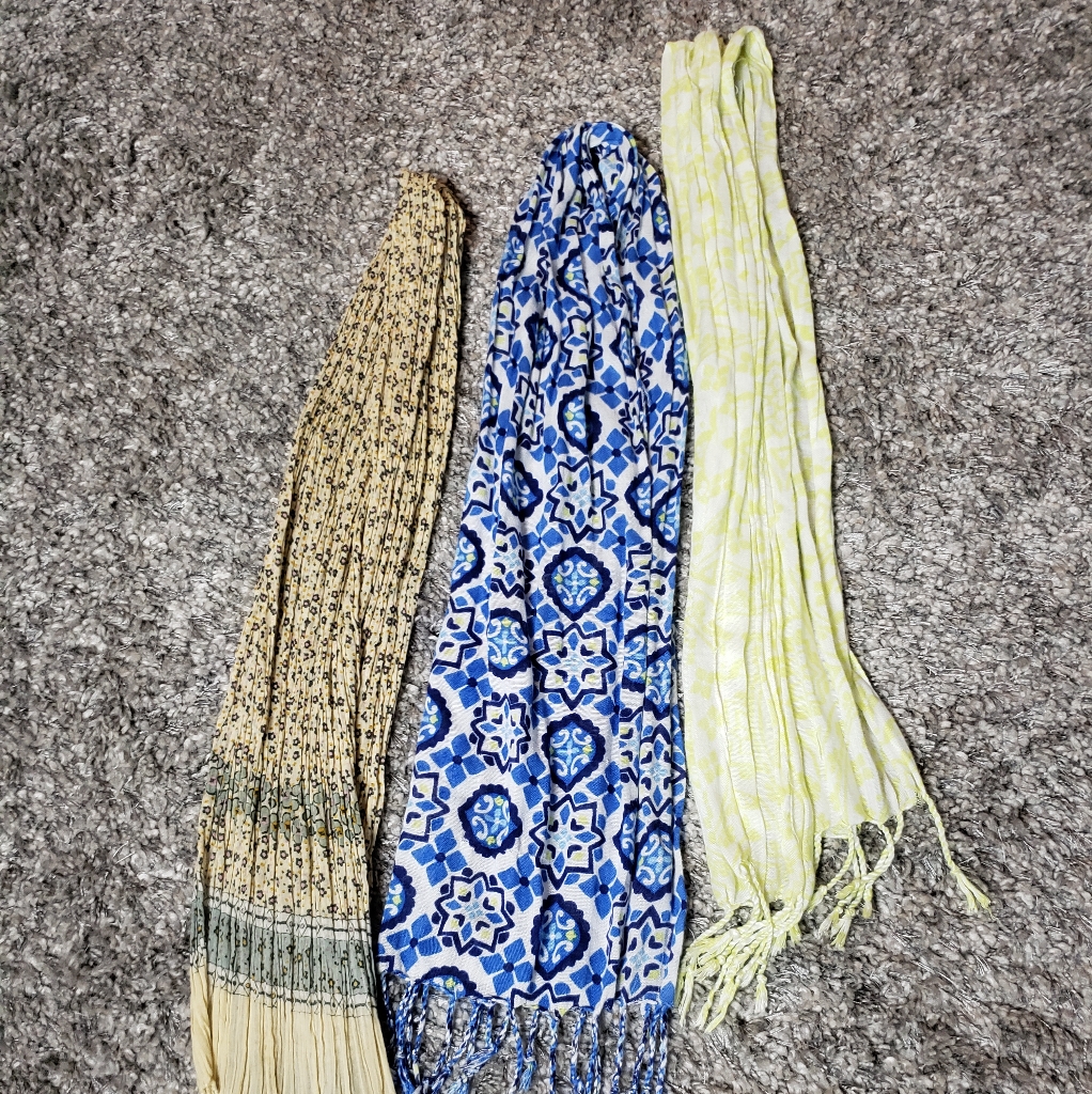 Three Multiple Scarfs